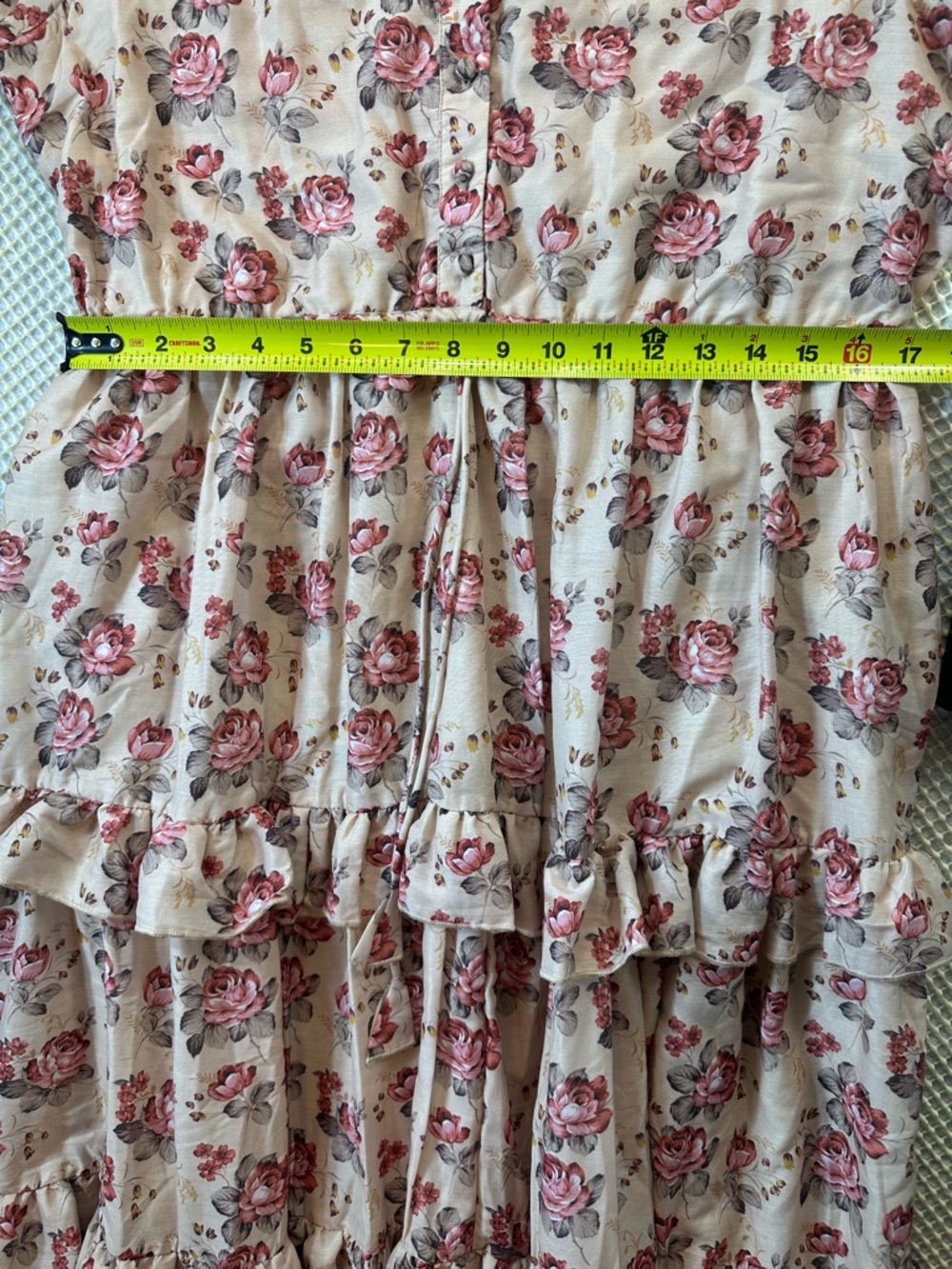 Jessakae Floral Ruffle Maxi Rosalie Dress Size XL - Picture 5 of 11